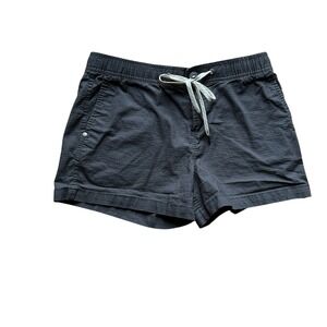 Vuori The Rise‎ The Shine Organic Cotton Drawstring Shorts Black Women's Medium